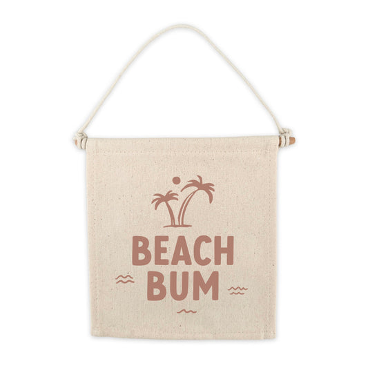Beach Bum Canvas Hang Sign